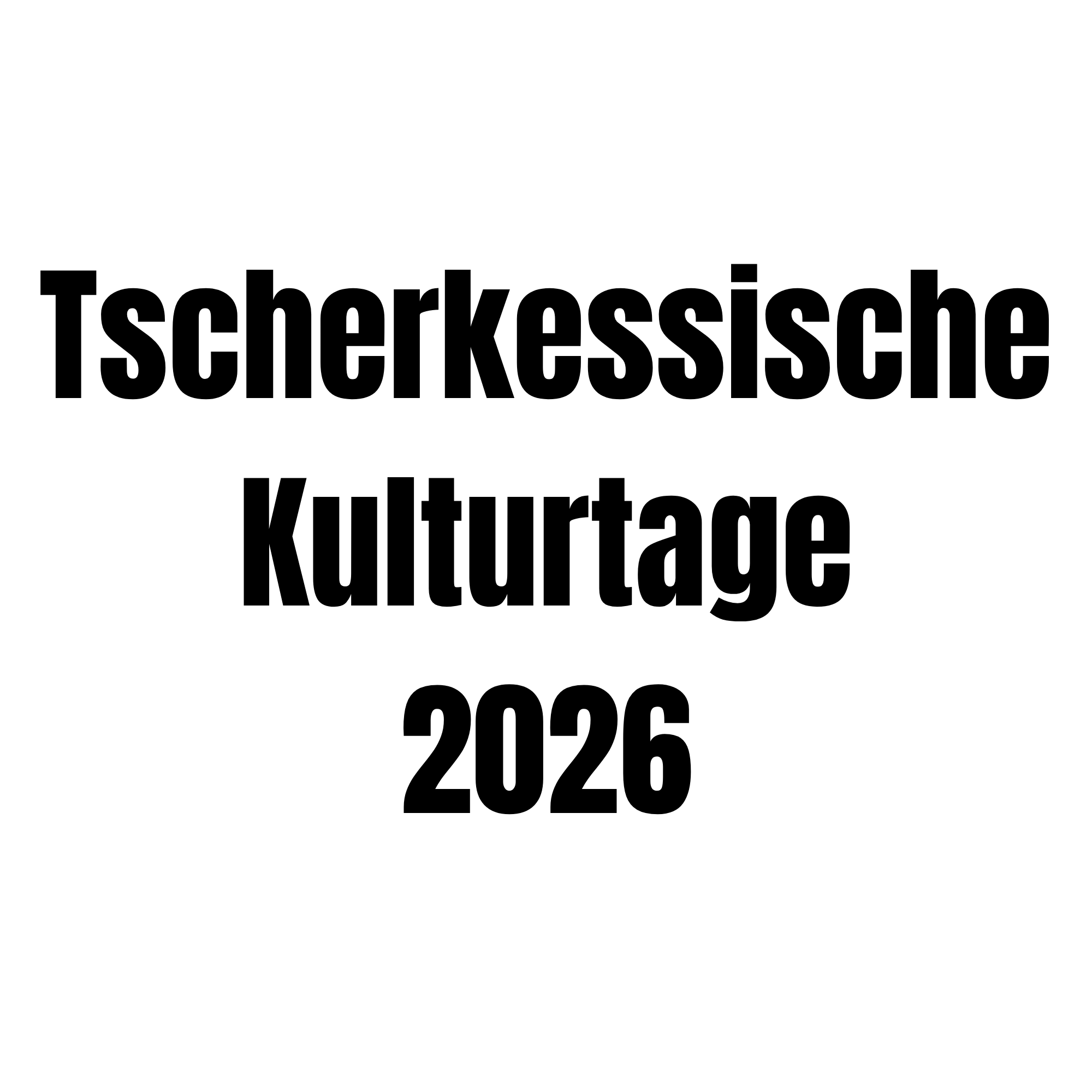 12. Tscherkessische Kulturtage vom 3. bis zum 5. April 2026 in München
